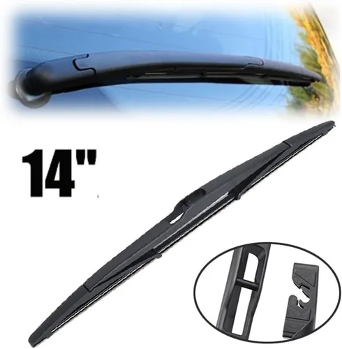 Miniatura 4 de Juego de limpiaparabrisas LHD delantero y trasero compatible con BMW X3 E83 2004-2010 parabrisas ventana de 22 pulgadas, 20 pulgadas, 14 pulgadas