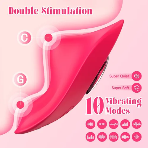 Miniatura 4 de Vibrador de control remoto para parejas, juguetes sexuales con aplicación, teléfono celular, vibrador para pareja con control remoto, bragas Rojo
