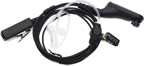 Miniatura 13 de HYS Auricular de vigilancia de 2 vías de radio de bobina acústica para Motorola XPR 6000 XPR6500 XPR6550 XPR 7000 XPR 7550 XiR-P8200 XiR-P8268 Beige