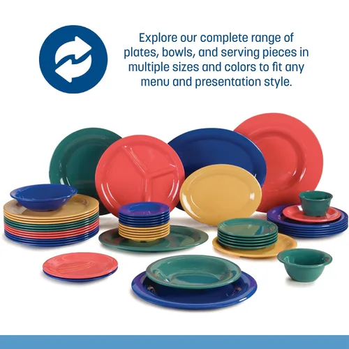 Miniatura 5 de Carlisle FoodService Products Dallas Ware - Cuenco de plástico reutilizable para bufés, hogar y restaurantes, melamina, 14 onzas, marrón tostado