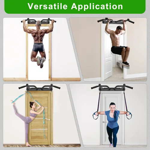 Miniatura 2 de SELEWARE Heavy Duty Welded Pull Up Bar, Versatile Doorway Wall Mount, Joist Mounted, and Ceiling Mounted Chin Up Bars, Thick Metal Sturdy
