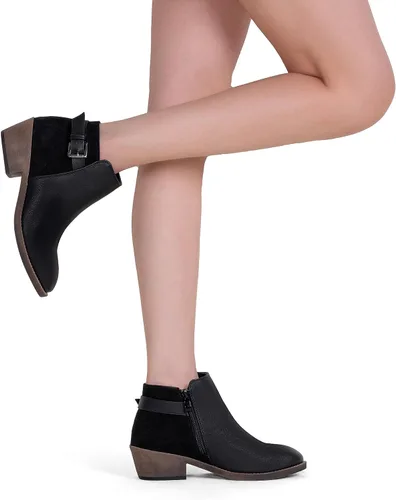 Miniatura 5 de Jeossy Women's 9617 Fashion Boots Chunky Low Heel Western Boots Ankle Booties