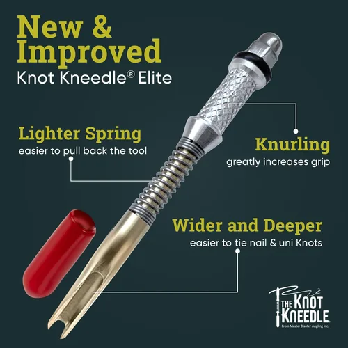 Miniatura 3 de KNOT KNEEDLE The Epic – Advanced Fishing Knot Tying Tool for 25+ Knots – Fast, Easy Knot Tyer for Fly Fishing, Small Tippet, and Weak Grip Strength