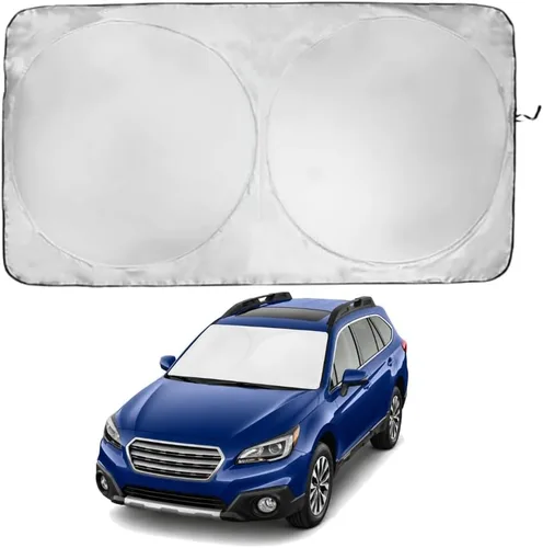 Miniatura 89 de Kinder Fluff Parasol para parabrisas Protección solar reflectante patentada para automóvil, certificado 99% de bloqueo UVR, interior fresco