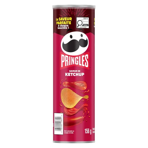 Miniatura 4 de Pringles Patatas fritas, salsa de tomate, 156 gramos/5.50 oz {Importado de Canadá}