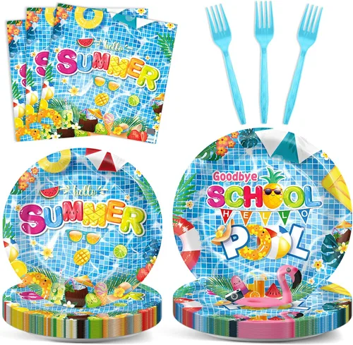 Miniatura 8 de 96 piezas de decoraciones de vaquera, suministros de fiesta, platos de papel con estampado de vaca, platos y servilletas desechables occidentales