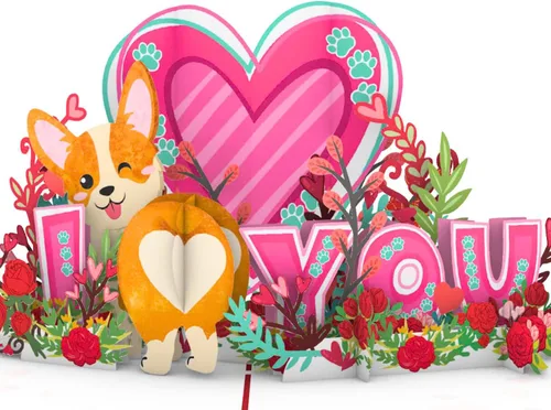 Miniatura 10 de Tarjeta romántica de San Valentín con diseño de gato, 3D, para pareja, gato, para esposa, marido, él, novia, novio, adultos 6 x 8 pulgadas