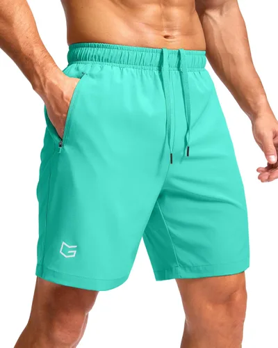 Miniatura 37 de G Gradual Pantalones cortos deportivos para correr para hombre con bolsillos con cremallera, de secado rápido, de 7 pulgadas, 5 pulgadas, 9