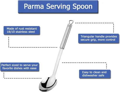 Miniatura 10 de Küchenprofi Parma Espátula / Turner, 13.5", Plata