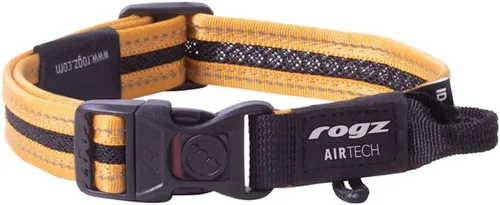 Rogz Airtech Classic Collar para Perro Mediano - Ocre Quemado