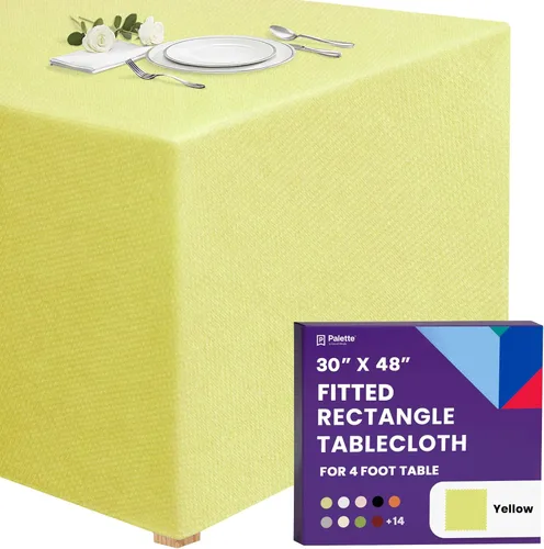 Miniatura 38 de Gee Di Moda - Mantel rectangular a medida en poliéster lavable para mesa de 4 pies, ideal para mesa de bufé, fiestas, cenas, bodas, vacaciones