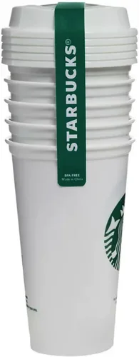 Miniatura 2 de Starbucks Juego de 5 vasos reutilizables de 16 onzas para bebidas calientes con tapa