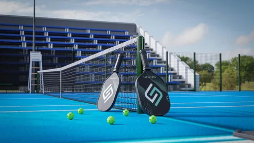Miniatura 6 de Pickleball Paddles USAPA Approved Carbon Fiber Paddles/Fiberglass Pickleball Rackets Set of 2 Carrying Case, 4 Balls Pickleball Raquets for