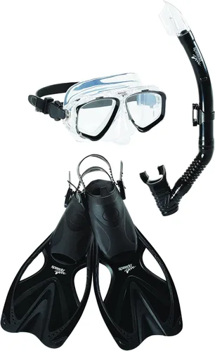Miniatura 8 de Speedo Máscara de Buceo con Snorkel Unisex para Adultos Anti-empañamiento con Cubierta para la Nariz Serie Adventure
