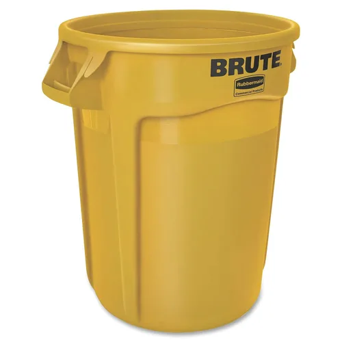 Miniatura 21 de Rubbermaid Commercial Products BRUTE - Bote de basura redondo resistente, 20 galones, azul, para paisajistas/sitios