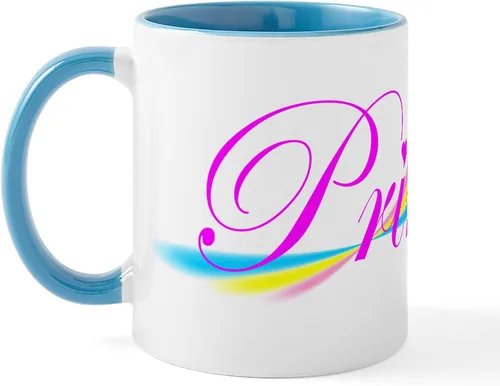Miniatura 27 de CafePress Jake's Rainbow Shark - Taza de café de cerámica (11 oz)
