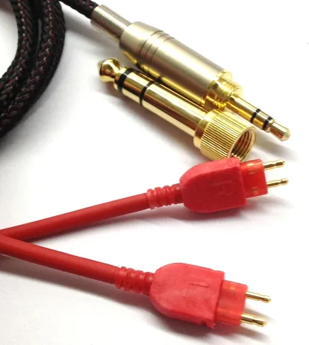 Miniatura 3 de NewFantasia Cable de actualización de audio de repuesto compatible con auriculares Sennheiser HD650 HD600 HD580 HD660S HD660S2 HD58X HD6XX 3.9 ft/4