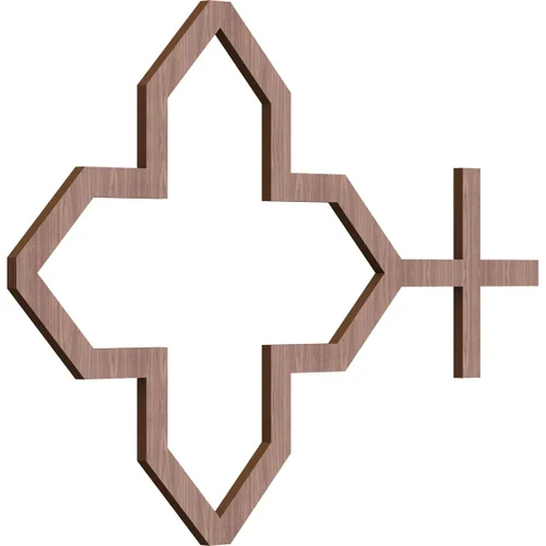 Miniatura 11 de Laird Paneles decorativos de pared de madera con calado, extra pequeños, 13/8 pulgadas de ancho x 7 3/8 pulgadas de alto x 3/8 pulgadas de alto