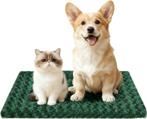 Miniatura 32 de Tapete de Cama para Perro - Tapetes de Cama Reversibles para Jaula de Perro, Suave y Transpirable, Almohadilla para Perrera, Cama de Jaula Duradera