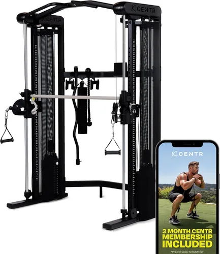 Miniatura 8 de Centr Home Gym Entrenador funcional - Máquina de cable multifuncional Sistema de gimnasio en casa - Máquina de pesas de entrenamiento