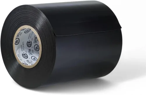 Miniatura 14 de GGR Supplies T.R.U. EL7566-AW, cinta adhesiva de grado profesional de PVC de goma negra, con clasificación hasta 600 voltios y 176 °F - UL/CSA/CE