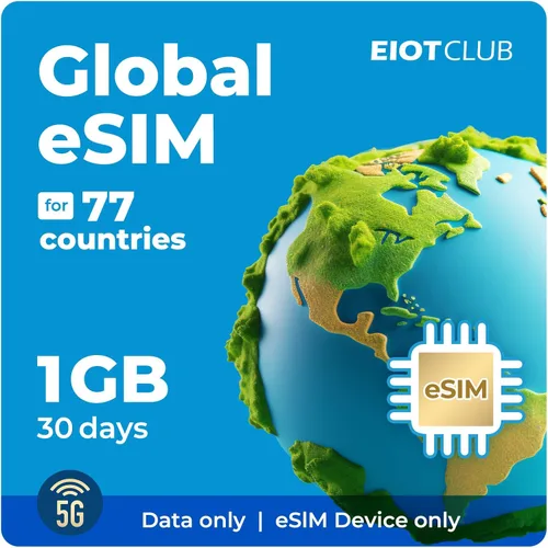 Miniatura 15 de eSIM para China continental, Japón, Corea, Hong Kong, Macao, Taiwán, 1GB por 30 días - Red 5G/4G de alta velocidad eSIM prepaga en países asiáticos