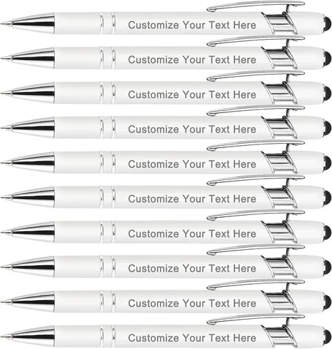 Miniatura 44 de Qingxily Hasta 300 bolígrafos personalizados a granel con grabado gratis, bolígrafos personalizados con tu nombre, mensaje de texto