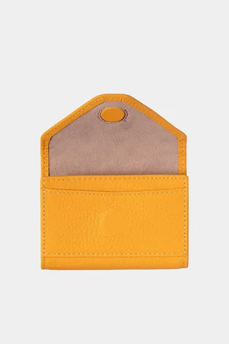 Miniatura 66 de grande Estuches para tarjetas 3639, Naranja, Tarjetero de cuero con cierre magnético, cartera pequeña de acordeón para mujer