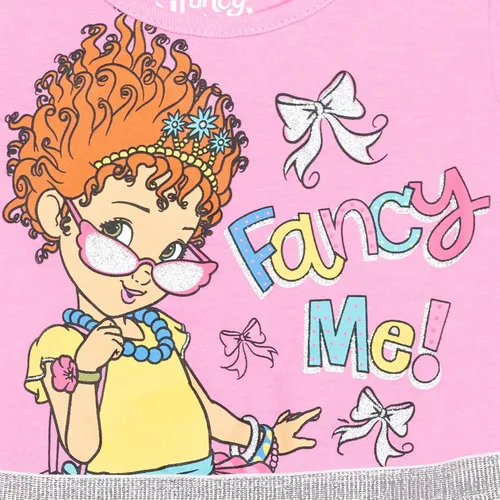 Miniatura 5 de Disney Fancy Nancy - Vestido tutú de manga corta para niñas con scrunchy para niños pequeños a niños grandes