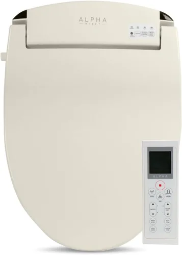 Miniatura 9 de Alpha JX asiento para inodoro o bidé con tapa, color blanco, luz LED, funcionamiento silencioso, control remoto inalámbrico., JX-EW, 1460.00watts