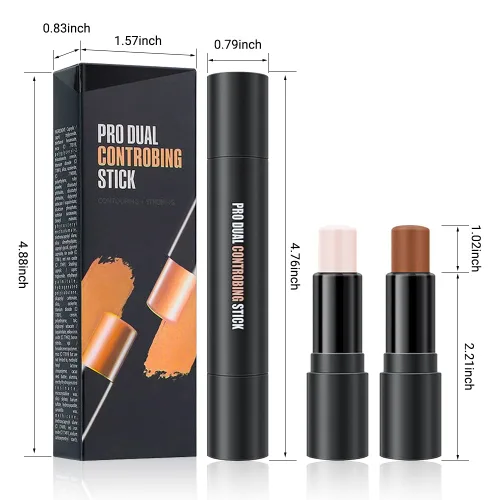 Miniatura 6 de evpct 2En1 Crema Barra de Contorno y Corrector para Maquillaje Facial Kit de Crema para Principiantes Crema de Contorno y Barra de Iluminación Barra