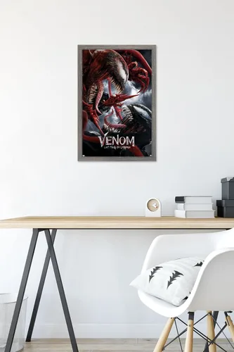 Miniatura 6 de Trends International Marvel Venom: Let There be Carnage - Póster de pared de batalla de una hoja, 14.725 x 22.375 pulgadas, versión enmarcada