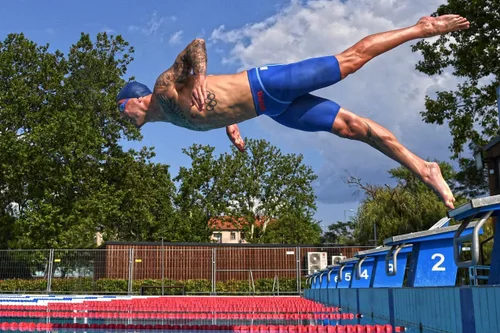 Miniatura 4 de Arena Tracks Gafas de natación unisex para adultos esenciales para carreras competitivas de natación, aprobadas por FINA, con lente antiniebla