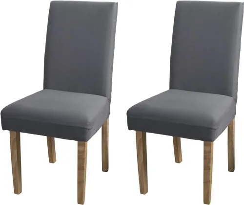Miniatura 20 de Funda protectora para silla de comedor, lavable, extraíble, de elastano