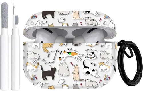 Miniatura 19 de Gedicht Funda para Airpods Pro, lindo diseño de fútbol de TPU suave fundas para Airpods Pro 1ª generación, a prueba de golpes para Airpods Pro 2019