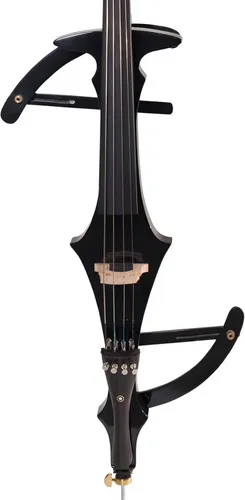 Miniatura 2 de Cecilio CECO-4 Cello eléctrico silencioso de ébano en estilo 4, tamaño 4/4, Negro, Full
