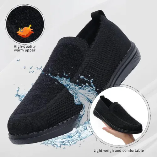 Miniatura 2 de 1TAZERO Mocasines sin cordones para hombre con plantillas de soporte de arco, zapatos casuales para hombre para fascitis plantar