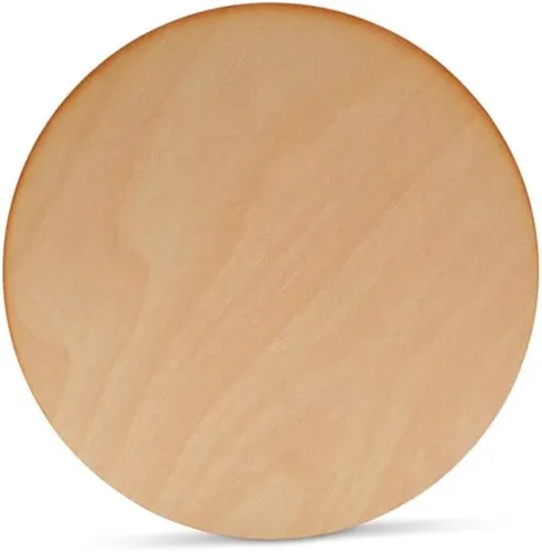 Miniatura 12 de Círculos de madera contrachapada de 6 pulgadas, 1/8 pulgadas de grosor, recortes redondos de madera, paquete de 5 círculos de madera contrachapada