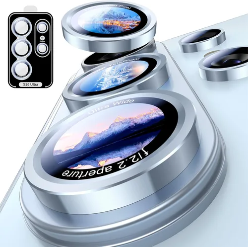 Miniatura 39 de Uyiton para iPhone 17 Pro Max/17 Pro/16 Pro Max/16 Pro/15 Pro Max/15 Pro/14 Pro Max/14 Pro Protector de lente de cámara - Cubierta de cámara