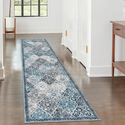 Miniatura 104 de KILOCOCO Alfombra de Pasillo 2x6, Alfombra de Pasillo Marroquí Súper Suave Lavable para Pasillo de Entrada, Alfombra de Cocina de Pasillo de Lana