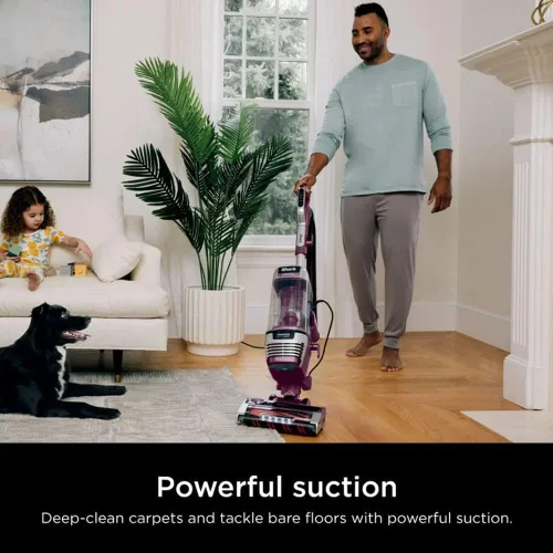 Shark AZ3000 Stratos Powered Lift-Away Aspiradora vertical con DuoClean PowerFins HairPro, cepillo autolimpiante neutralizador de olores TechnologyQ