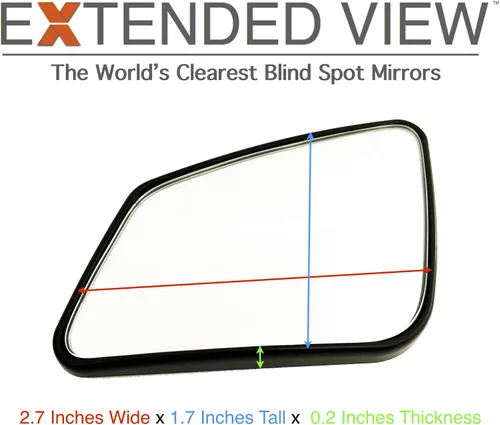 Miniatura 6 de Espejos de punto ciego, compatibles con BMW Serie 6 F12 Extended View