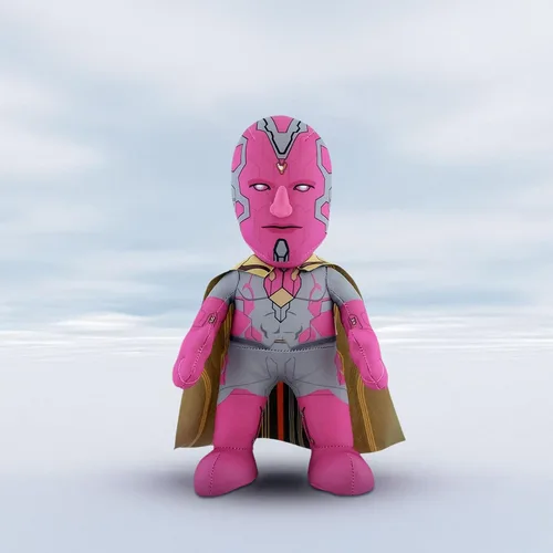 Miniatura 2 de Bleacher Creatures Marvel's Avengers 2 Age of Ultron Vision Figura de peluche de 10 pulgadas