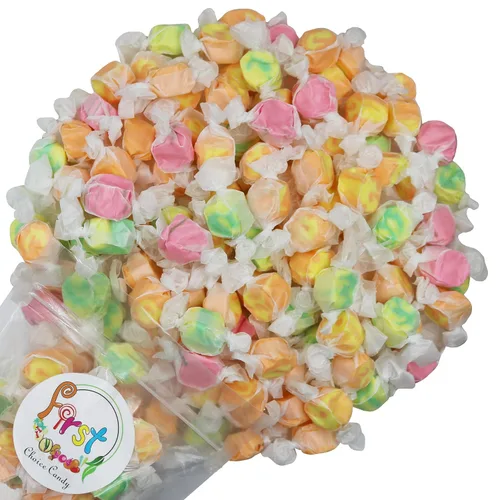 Miniatura 63 de Variedad de caramelos gourmet de agua salada (Patriótico americano rojo blanco azul, 1 libra)