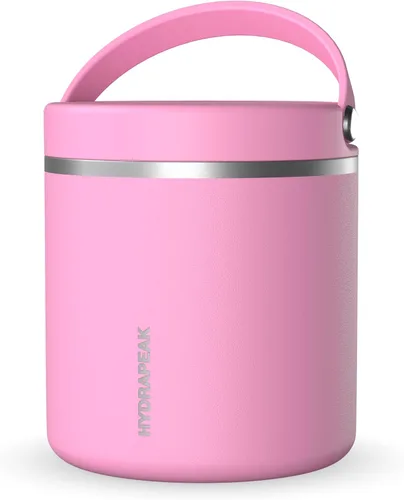 Miniatura 20 de Hydrapeak Tarro de comida de acero inoxidable con aislamiento al vacío de 25 onzas para comida caliente y fría, recipiente de boca ancha a prueba