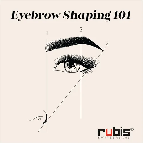 Miniatura 5 de Rubis Pinzas inclinadas clásicas de acero inoxidable para cejas precisas y depilación, 1K105, blanco, Rubis Switzerland, fabricado en Suiza