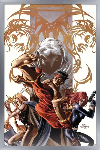 Miniatura 10 de Trends International Marvel Comics - Póster de pared Secret Avengers #7, 14.725 x 22.375 pulgadas, versión enmarcada de madera de granero
