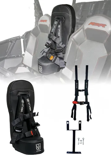 Miniatura 15 de UTVMA RZR 1000 y 900 (2014-2023) Asiento de seguridad con arnés de 4 puntos Asiento para niños Asiento de salto Todos los modelos