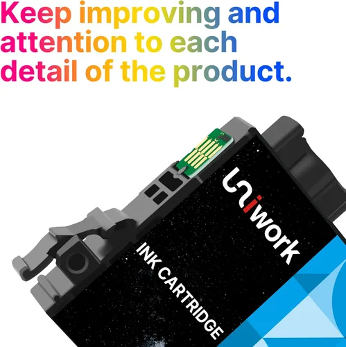 Miniatura 3 de Uniwork Cartucho de tinta remanufacturado de repuesto para Epson 220XL para impresora Workforce WF-2750 WF-2760 WF-2630 WF-2650 WF-2660 XP-320