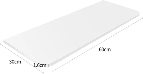 Miniatura 2 de Mesa de comedor plegable de pared - Mesa de cocina compacta de madera maciza (23.6 x 11.8 x 0.6 in) para soluciones de ahorro de espacio